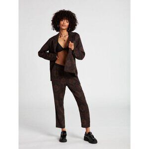 Volcom Sz. S New Vinyl Club Blazer in Multi Preppy Acadamia